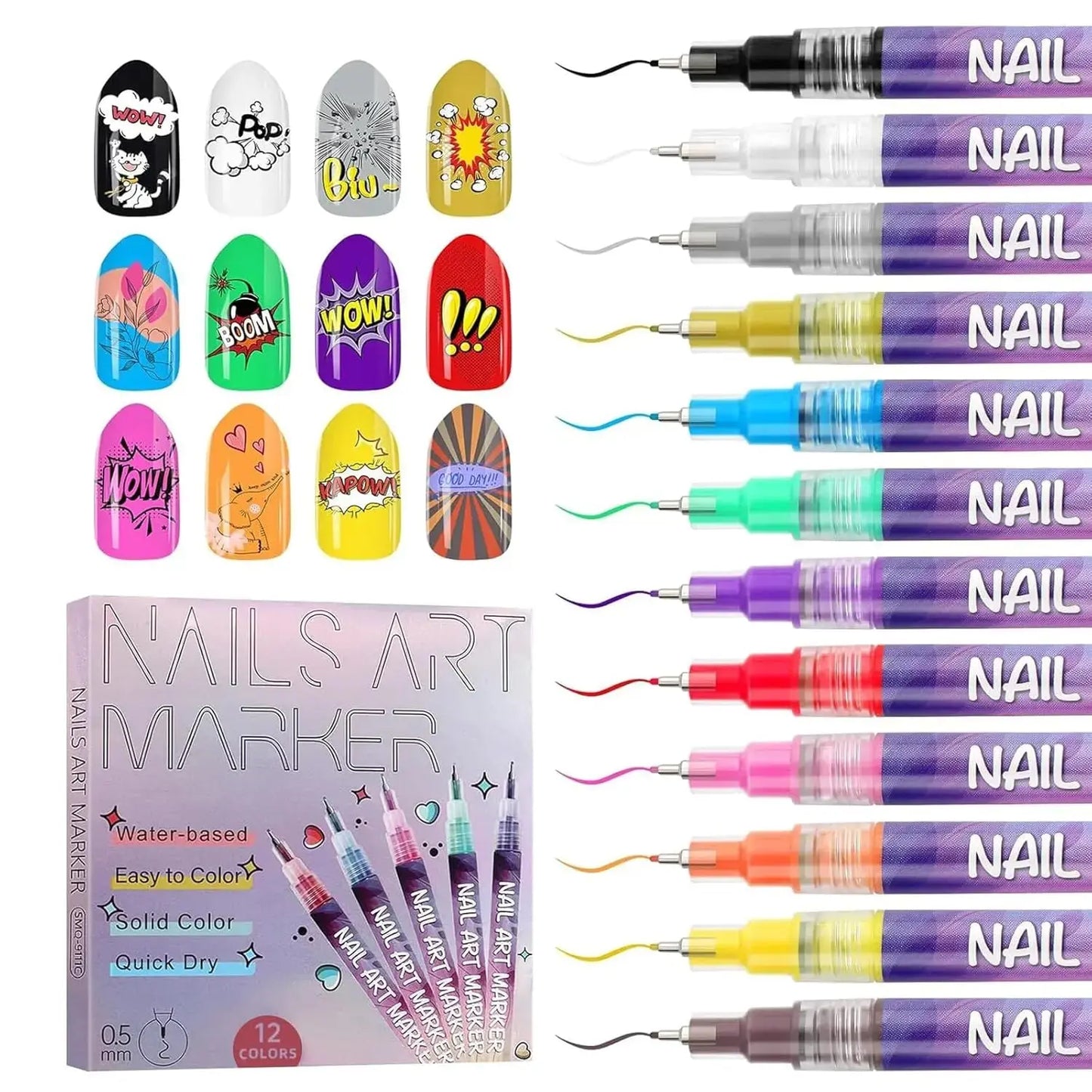 Nail art graffiti pen CHRISTMAS