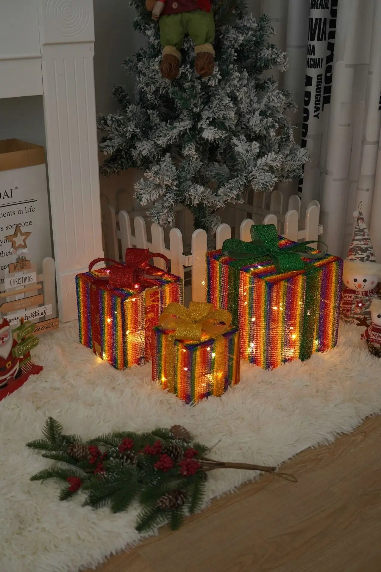 Christmas Gift Box Color Light Decor™ CHRISTMAS