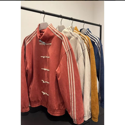 Retro Stand Collar Baseball Jacket CHRISTMAS