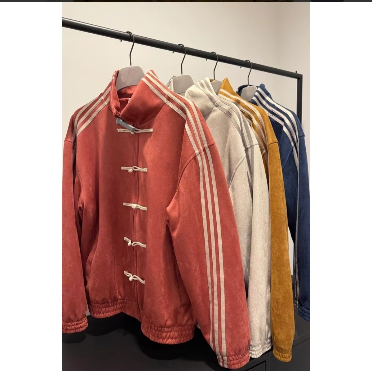 Retro Stand Collar Baseball Jacket CHRISTMAS