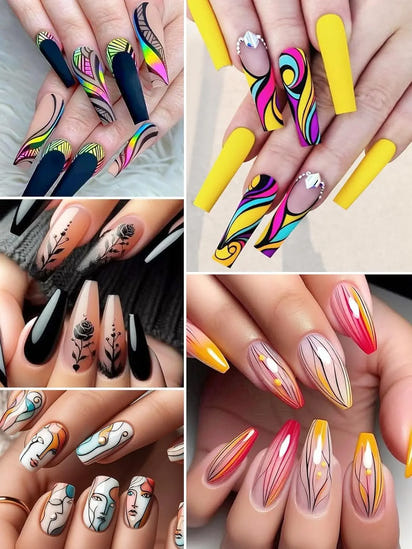 Nail art graffiti pen