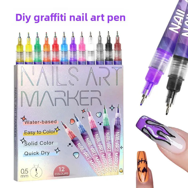 Nail art graffiti pen