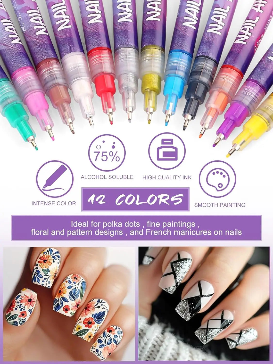 Nail art graffiti pen