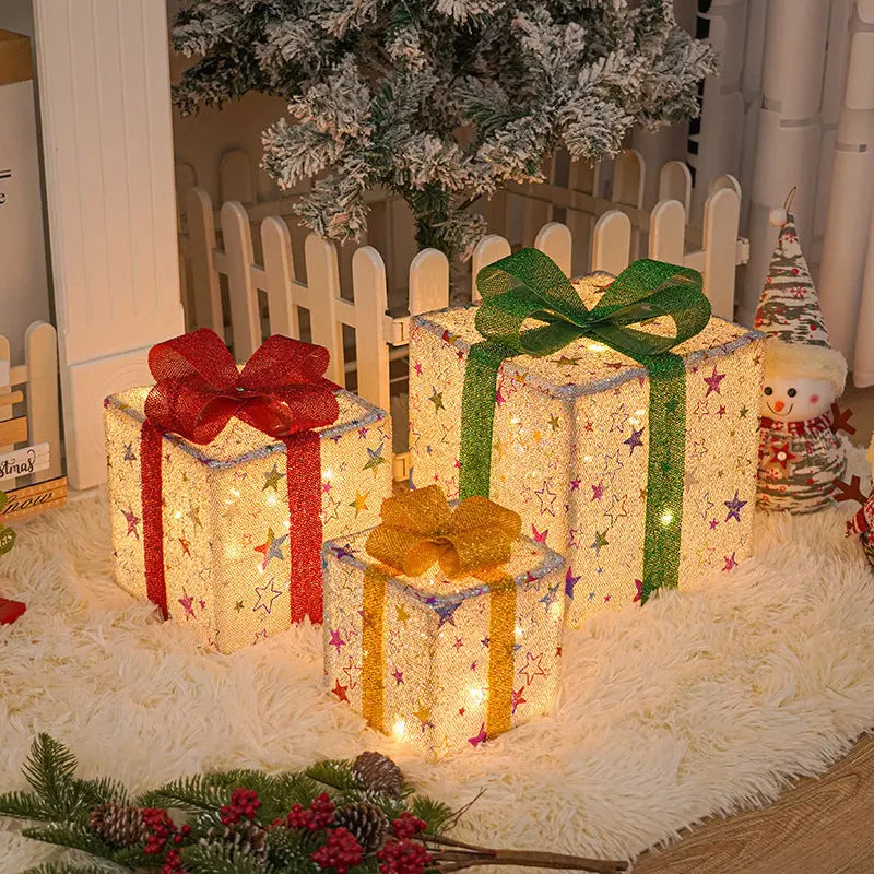 Christmas Gift Box Color Light Decor™ CHRISTMAS