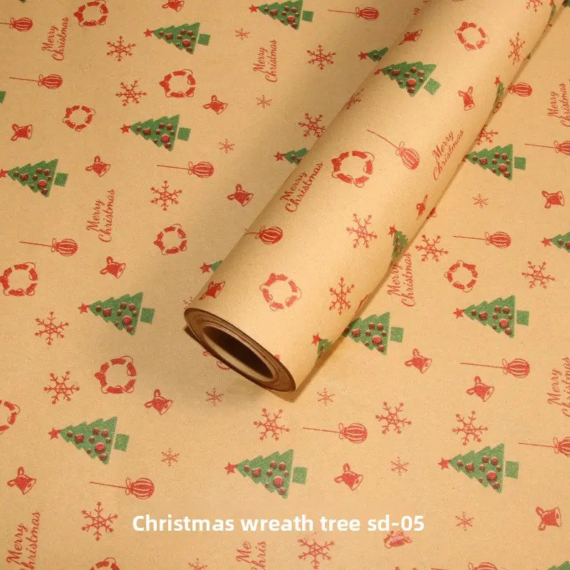 Christmas Kraft Wrapping Paper for Gifts™ CHRISTMAS