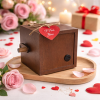 Light-emitting hand-cranked page-turning photo machine