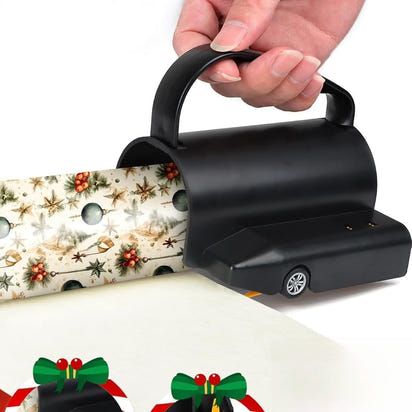 Upgraded Wrapping Paper Roll Cutter ™ CHRISTMAS