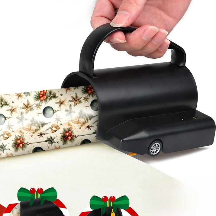 Upgraded Wrapping Paper Roll Cutter ™ CHRISTMAS