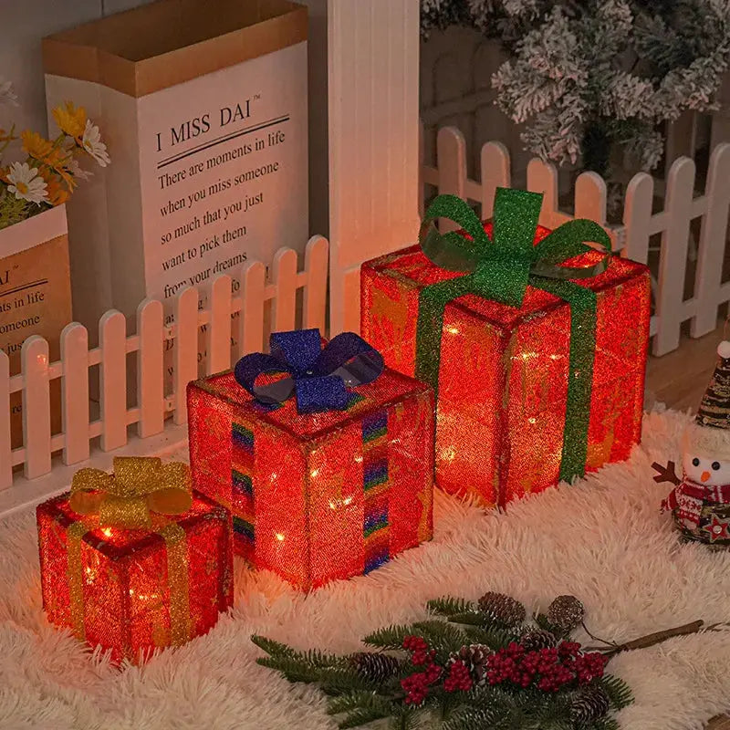 Christmas Gift Box Color Light Decor™ CHRISTMAS